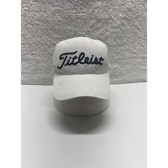 Titleist Other - Titleist Performance Ball Marker Golf Hat Cap Strap Back White Black Script Logo